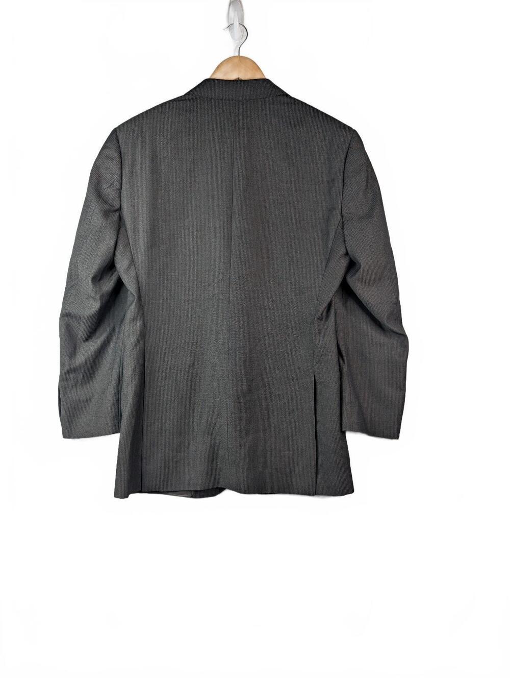 Pronto Uomo Platinum Regular Gray Wool Made in Italy Men's Suit Jacket 38 - Picture 2 of 7